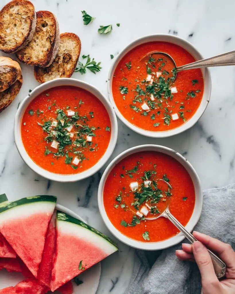 Watermelon Gazpacho Recipe