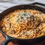 Creamy Parmesan Garlic Spaghetti Sauce Recipe
