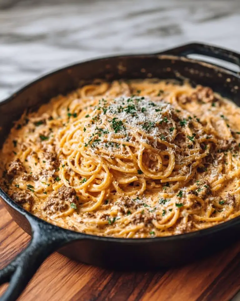Creamy Parmesan Garlic Spaghetti Sauce Recipe