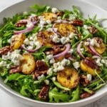 Fuji Apple Salad with Cranberries, Pecans, and Feta Recipe