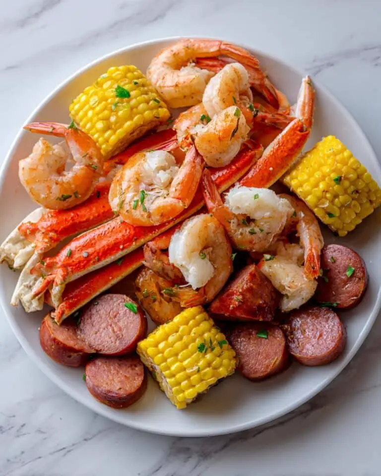 Southern Seafood Boil with Shrimp, Crab Legs, and Cajun Spices Recipe