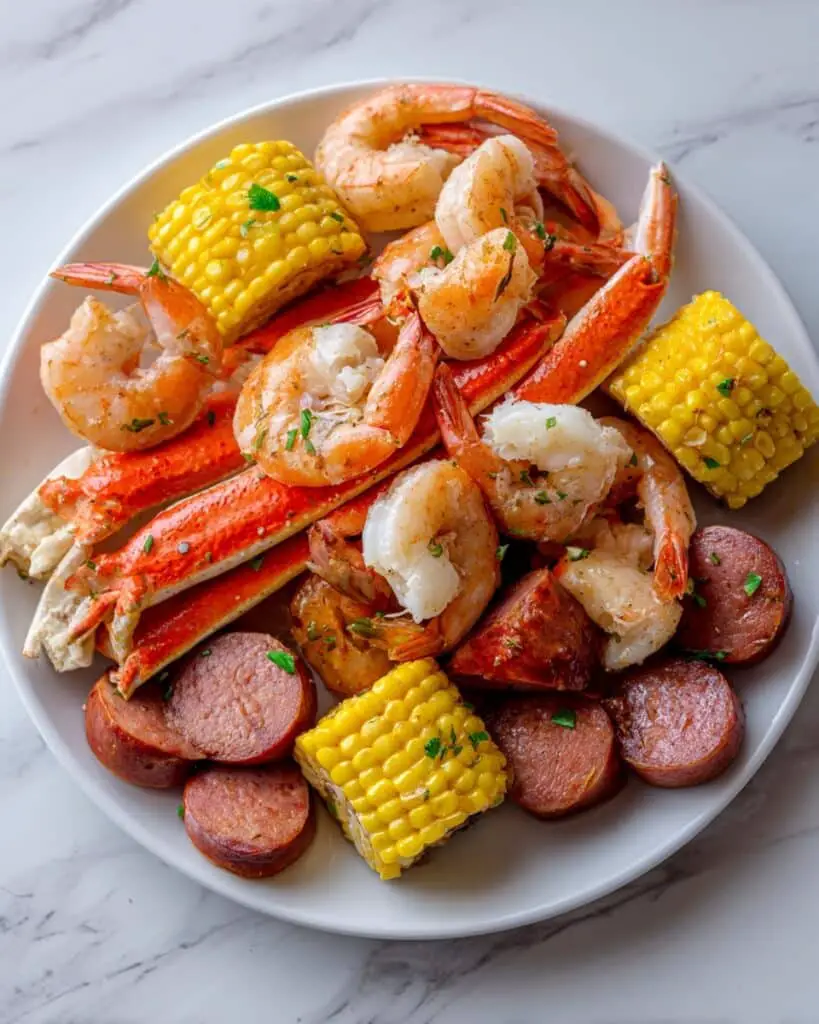 Southern Seafood Boil with Shrimp, Crab Legs, and Cajun Spices Recipe