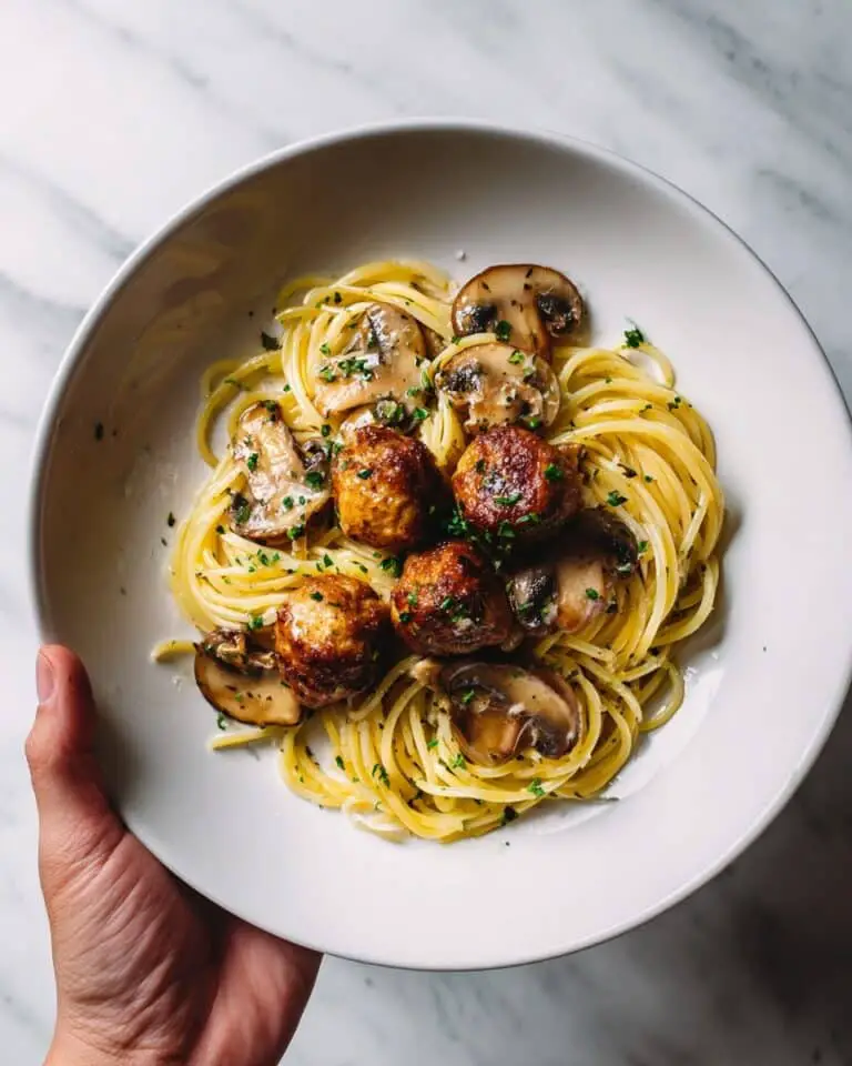 Chicken Meatballs with Marsala Sauce Recipe