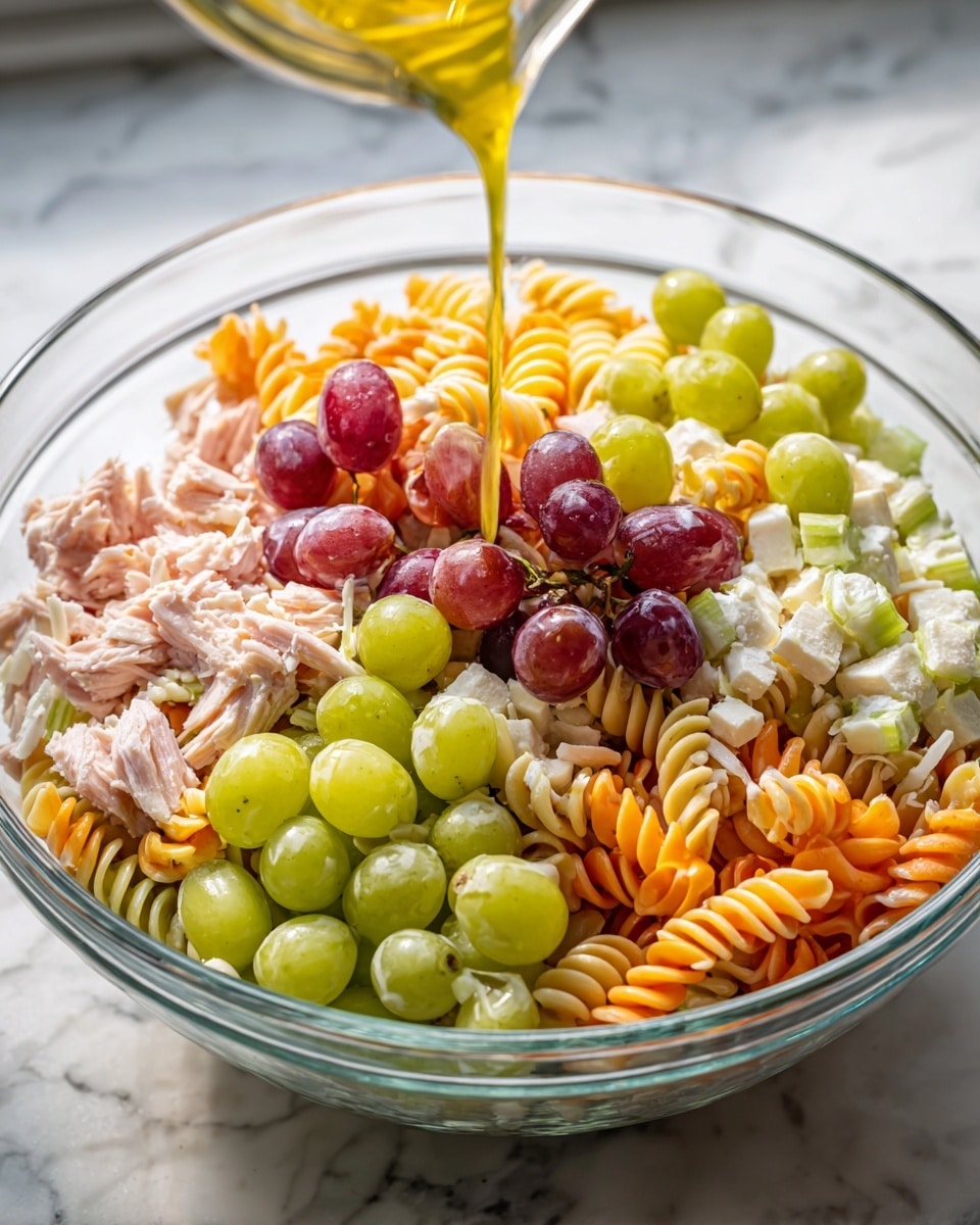 Cold Turkey Pasta Salad with Honey-Citrus Dressing Recipe - Recipe Image