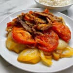 Cantonese Tomato & Beef Stir Fry Recipe
