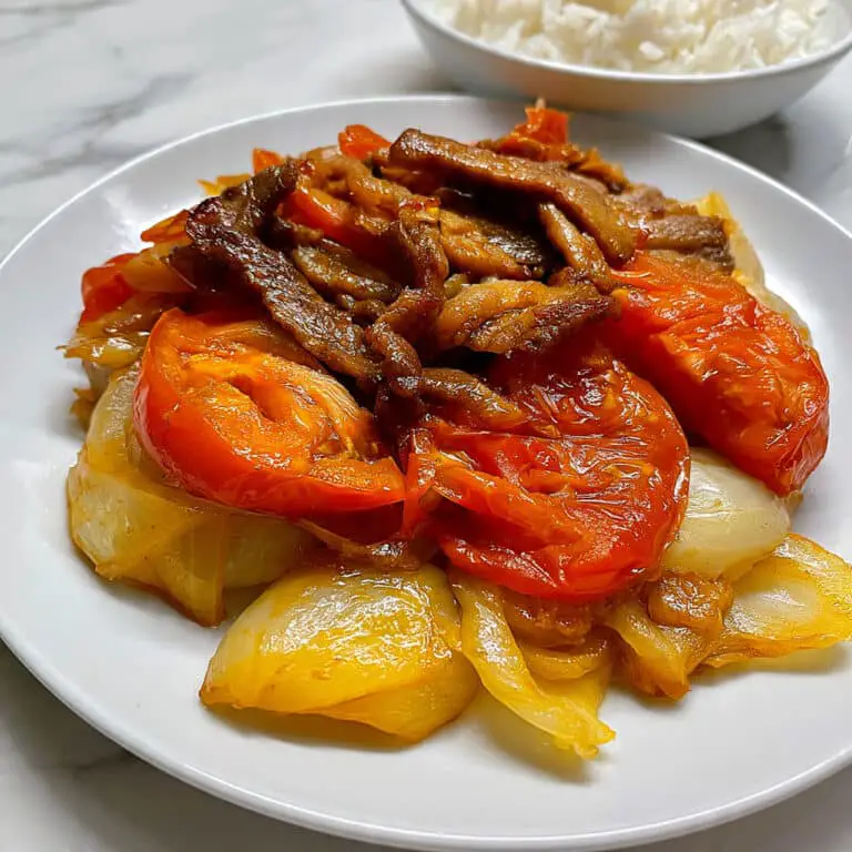 Cantonese Tomato & Beef Stir Fry Recipe