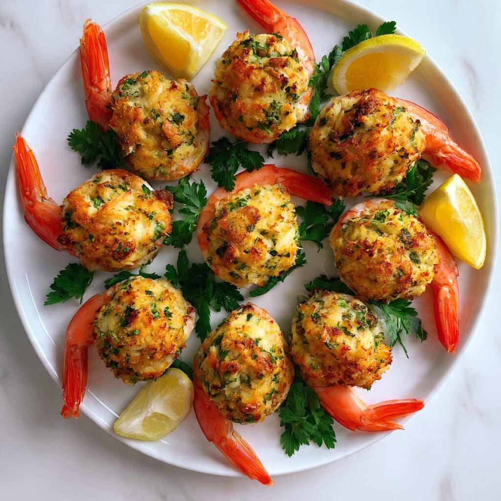 Stuffed Shrimp with Parmesan Breadcrumb Filling Recipe