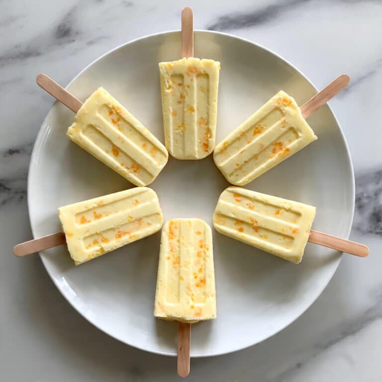 Tropical Mango Coconut Popsicles Recipe