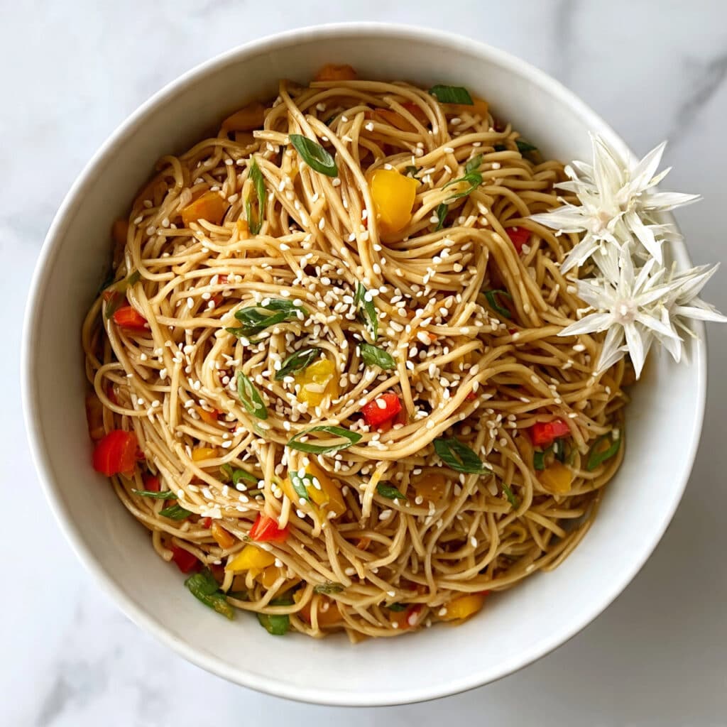 Cold Sesame Noodle Salad Recipe