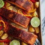 Sheet Pan Chili Lime Salmon Recipe