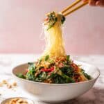 Crunchy Vegetable Rice Noodle Salad Recipe