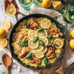 Lemon Basil Orzo with Chicken Recipe
