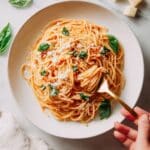 Summertime Spaghetti with Fresh Tomato Sauce Recipe