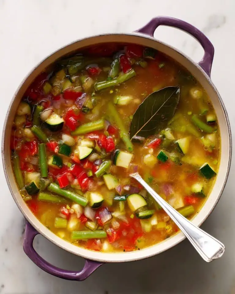 Summer Minestrone Soup Recipe