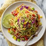Egg Zucchini Noodle Salad Recipe