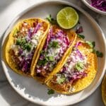 Air Fryer Coconut Shrimp Tacos with Honey-Lime Slaw Recipe