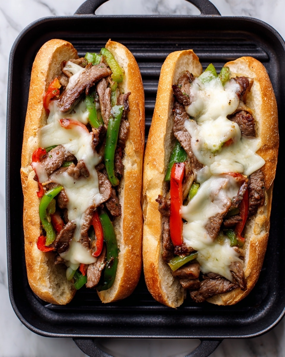 Crockpot Philly Cheesesteak Sandwiches Recipe