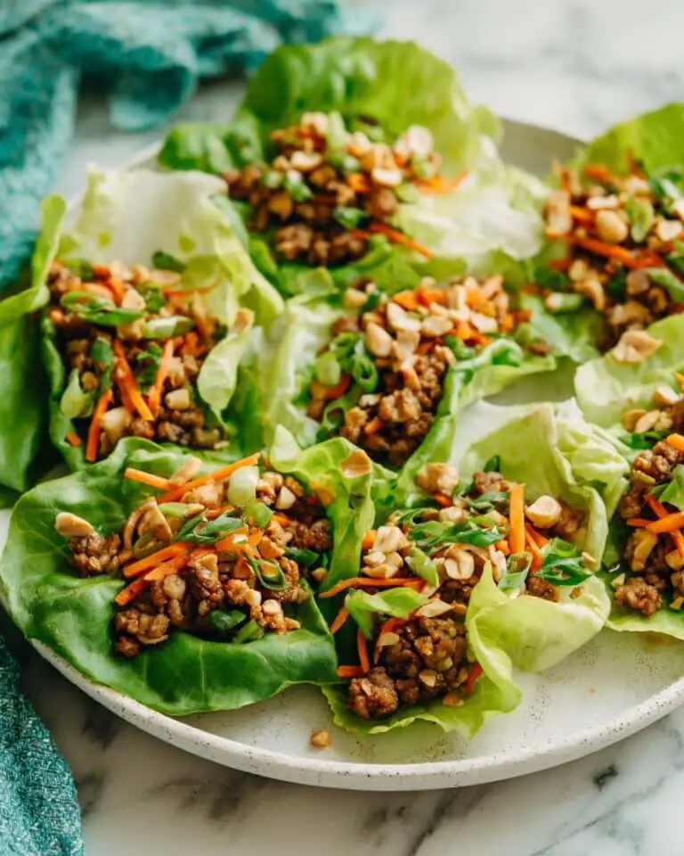 Asian Chicken Lettuce Wraps Recipe