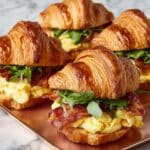 Croissant Breakfast Sandwiches Recipe