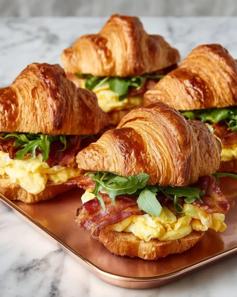 Croissant Breakfast Sandwiches Recipe