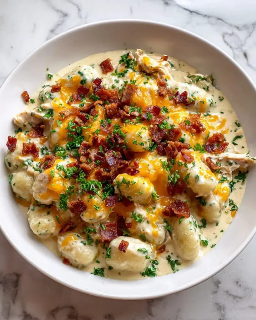 Creamy Crack Chicken Gnocchi Recipe