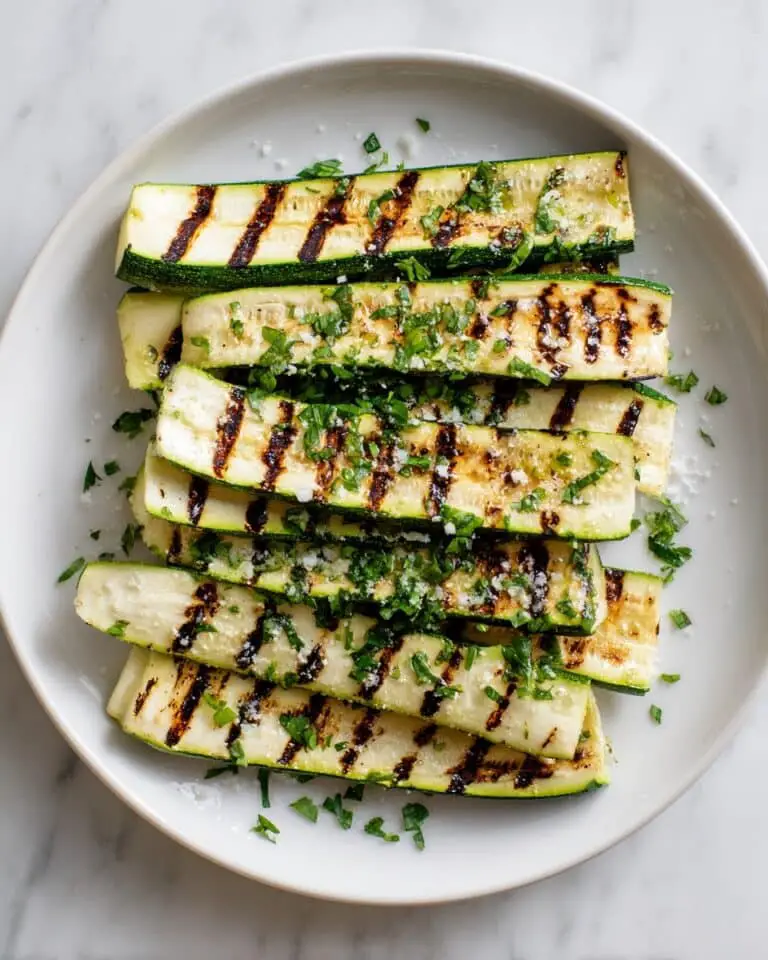 Grilled Zucchini with Herbs and Lemon Recipe