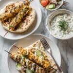 Grilled Greek Lemon Chicken With Creamy Tzatziki Sauce Recipe