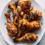 Juicy and Crispy Grilled Chicken Legs with Garlic and Paprika Recipe
