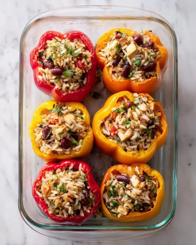 Southwestern Quinoa Stuffed Bell Peppers Recipe