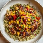Chipotle Lime Grilled Chicken with Mango Salsa Recipe