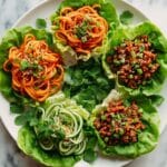 Asian Teriyaki Turkey Lettuce Wraps Recipe