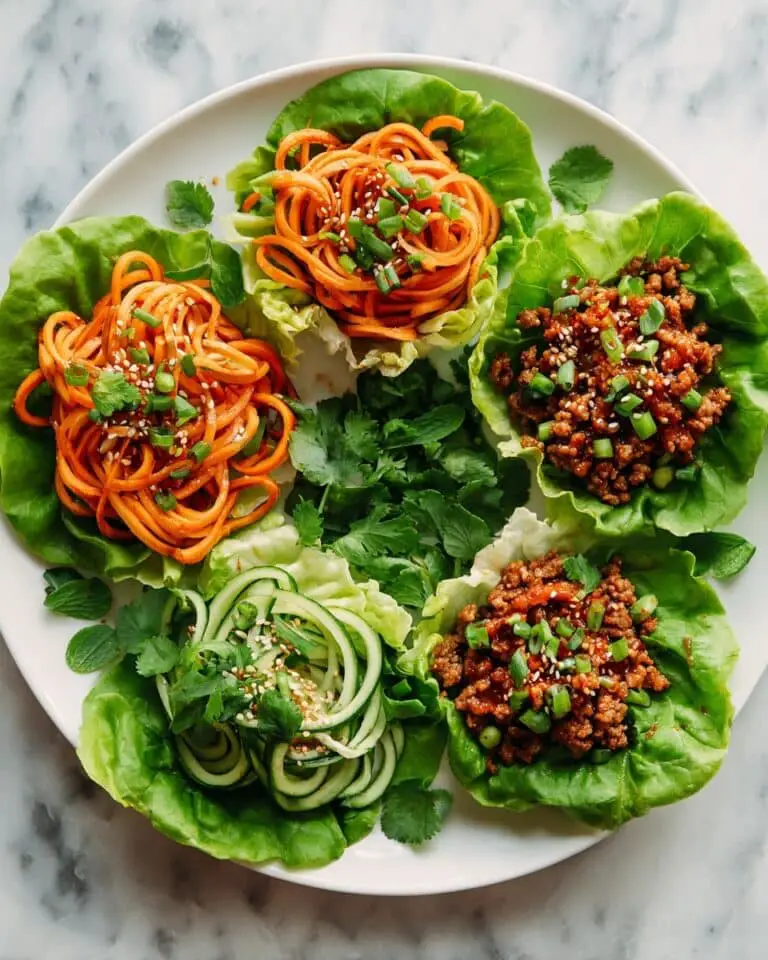Asian Teriyaki Turkey Lettuce Wraps Recipe