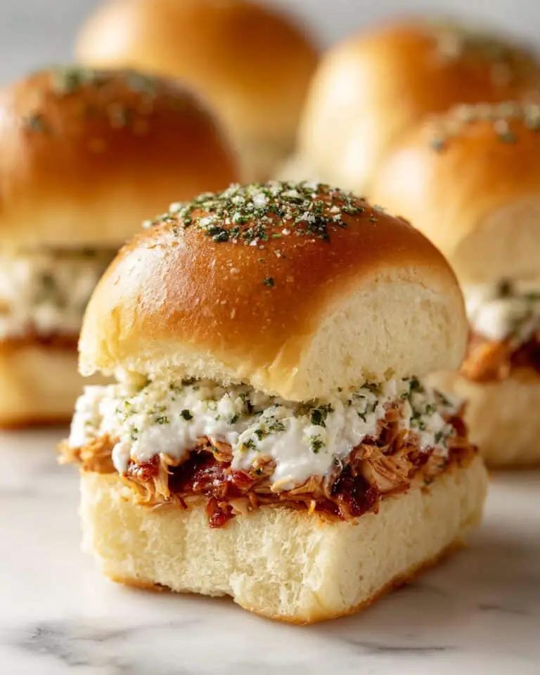 Shredded Chicken Parmesan Sliders Recipe