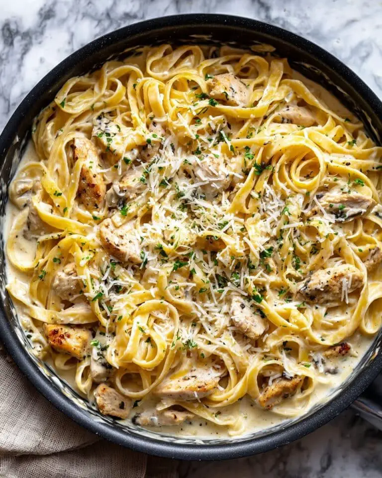 Creamy Chicken Garlic Parmesan Pasta Recipe