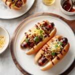 Juicy Grilled Hot Dogs with Classic Toppings Recipe