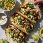 Crazy Good Street Corn Chicken Tacos Recipe
