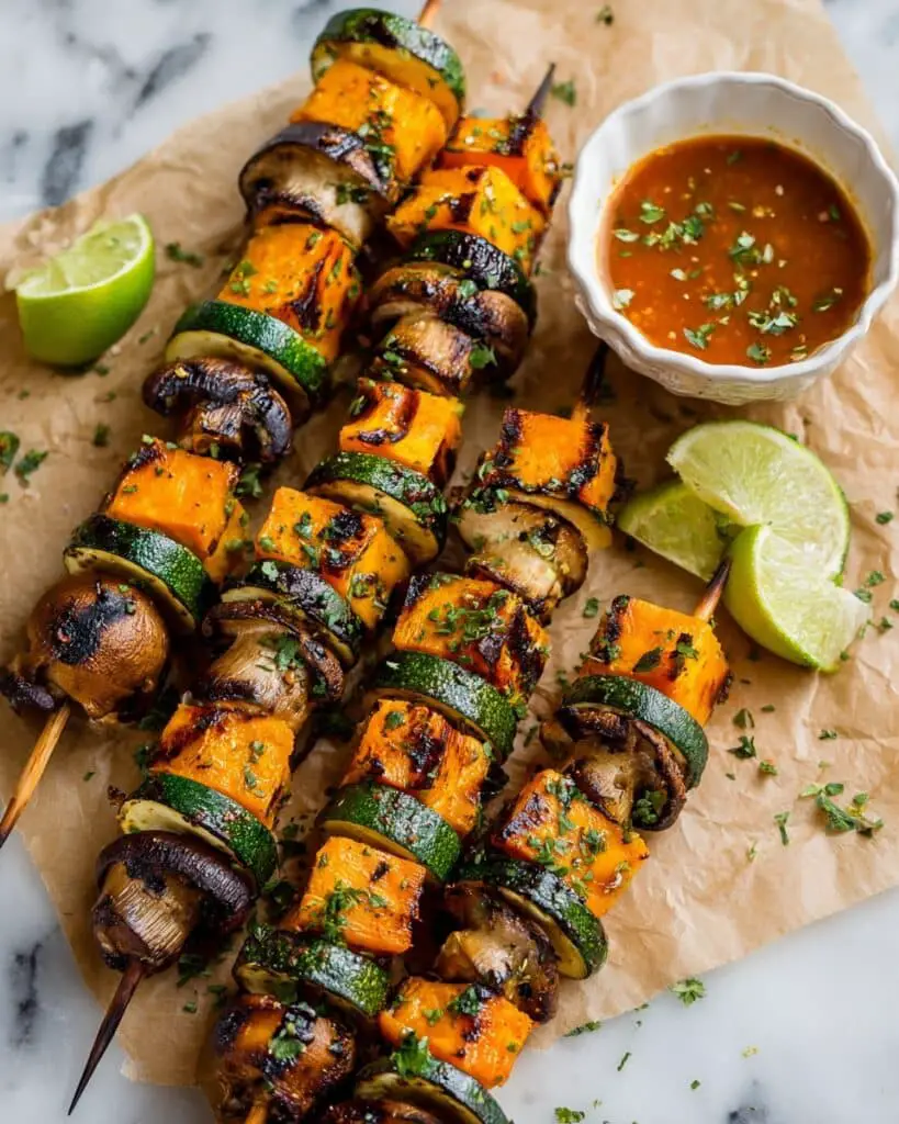 Grilled Barbecue Tofu Skewers Recipe
