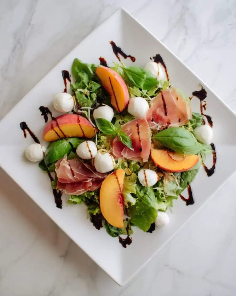 Peach Caprese Salad Recipe