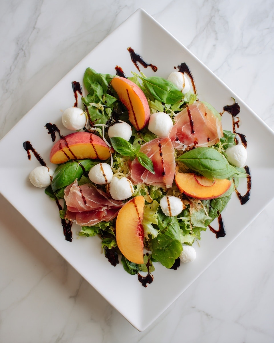 Peach Caprese Salad Recipe