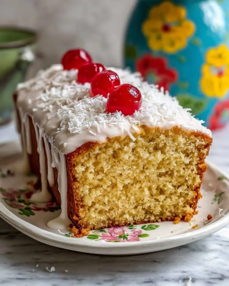 Cherry Coconut Loaf Recipe