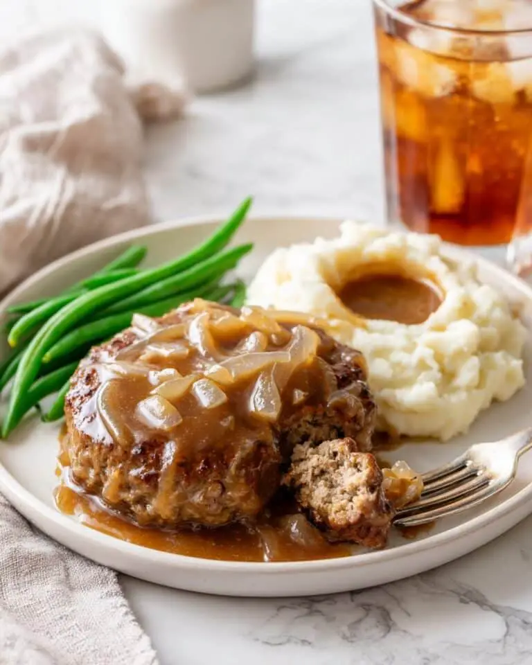Hamburger Steak with Gravy Recipe