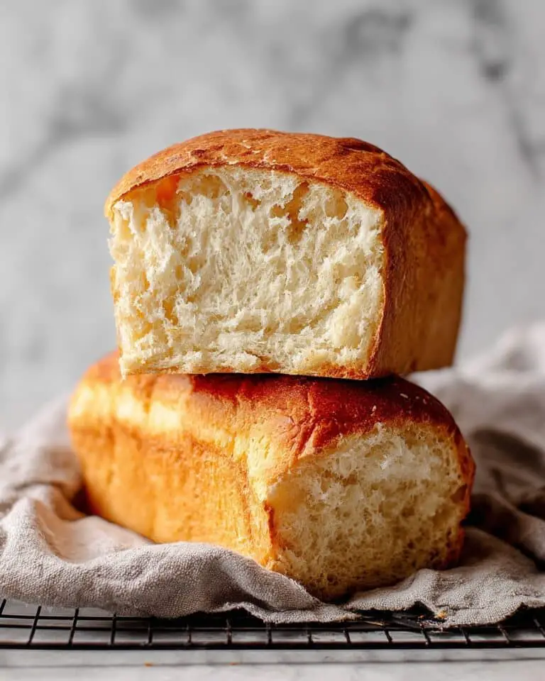 Soft and Fluffy Japanese Milk Bread Loaf Recipe