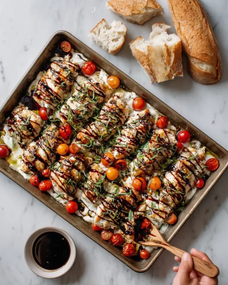Sheet Pan Chicken Caprese Recipe