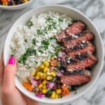 Grilled Steak with Corn and Black Bean Salsa Recipe