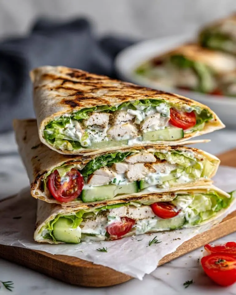 Chicken Caesar Wraps Recipe