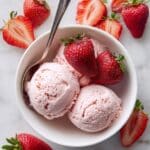 Homemade Strawberry Ice Cream Recipe