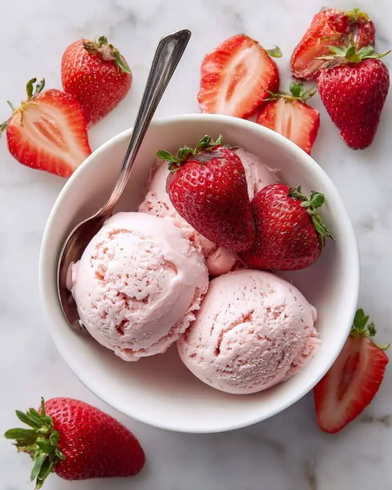 Homemade Strawberry Ice Cream Recipe