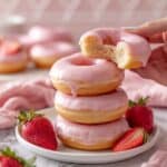 Easy Baked Strawberry Donuts with Strawberry Glaze Recipe