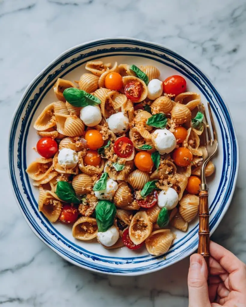 Bruschetta Pasta Salad Recipe