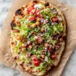 Sourdough Pizza with Italian Chopped Salad Recipe